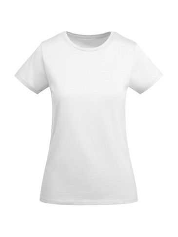 Breda koszulka damska z krótkim rękawem, biały