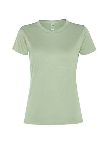 Damski t-shirt z krótkim rękawem Slam, mist green