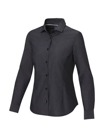 Cuprite damska organiczna koszulka z długim rękawem, czarny