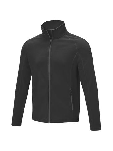 Zelus męska kurtka polarowa, czarny