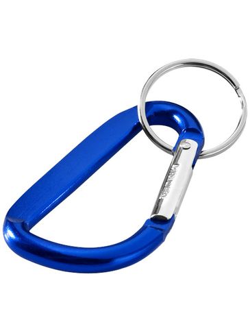 Timor brelok do kluczy z karabińczykiem wykonany z aluminium z recyklingu, błękit królewski