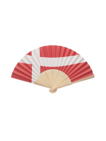 FUNFAN - Ręczny wachlarz z flagą