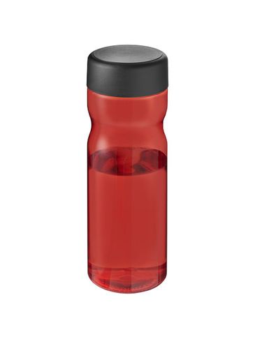 Bidon H2O Active® Base Tritan™ o pojemności 650 ml z zakrętką, czerwony / czarny