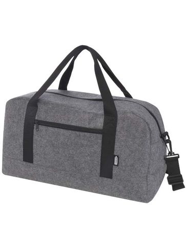 Felta torba podróżna o pojemności 35 l wykonana z materiałów z recyklingu z certyfikatem GRS, średnioszary