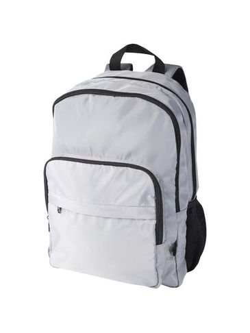 Trend Plus plecak na laptopa o przekątnej 15-cali o pojemności 20 l wykonany z materiałów z recyklingu z certyfikatem GRS, szary