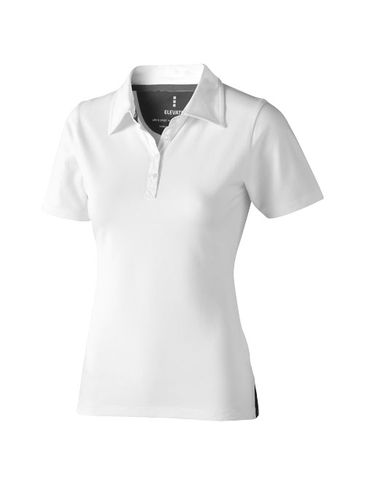 Damskie polo Markham z krótkim rękawem ze stretchu, biały