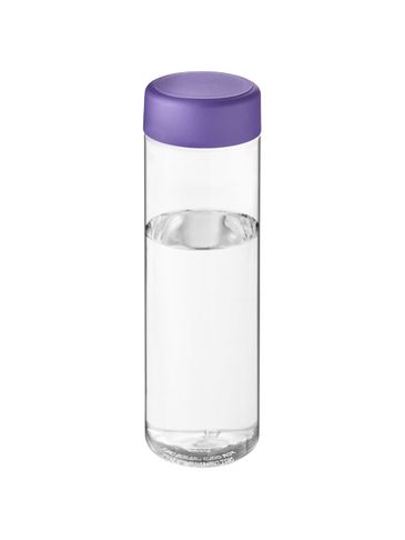 H2O Active® Vibe 850 ml screw cap water bottle, przezroczysty / fioletowy