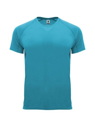 Bahrain sportowa koszulka dziecięca z krótkim rękawem, turkusowy