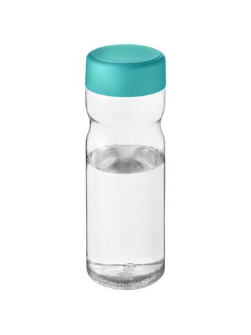Bidon H2O Active® Base Tritan™ o pojemności 650 ml z zakrętką, przezroczysty bezbarwny / błękitny