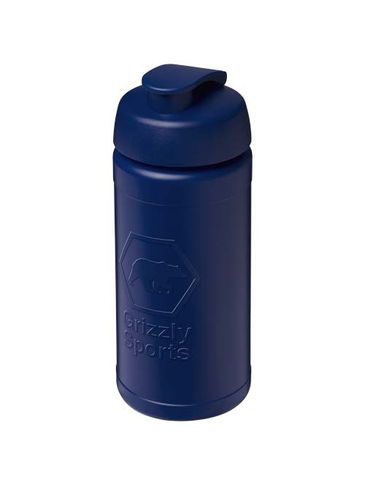 Baseline bidon o pojemności 500 ml z wieczkiem zaciskowym, niebieski / niebieski