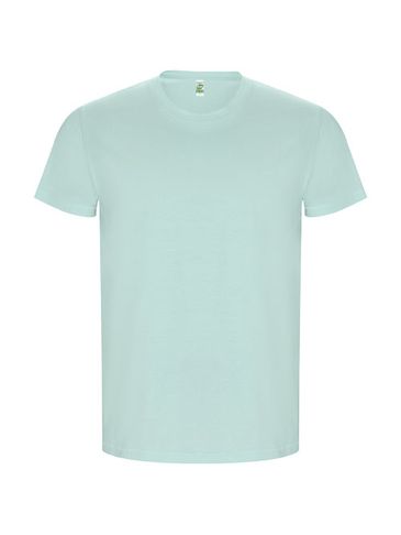 Golden koszulka męska z krótkim rękawem, zielony miętowy