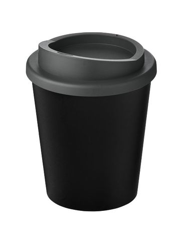 Kubek Americano® Espresso Eco z recyklingu o pojemności 250 ml , czarny / szary