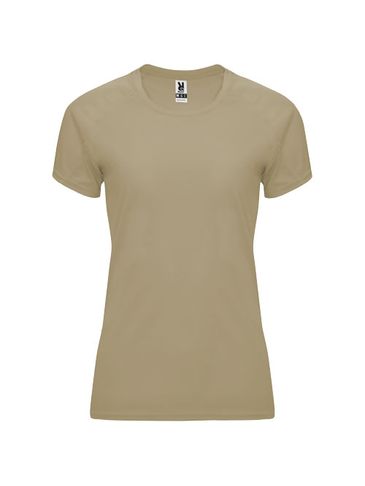 Bahrain sportowa koszulka damska z krótkim rękawem, dark sand