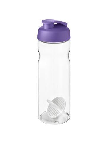Shaker H2O Active Base o pojemności 650 ml, fioletowy / przezroczysty
