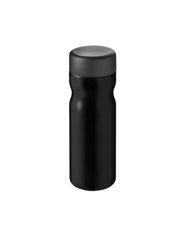 H2O Active® Base 650 ml screw cap water bottle, czarny