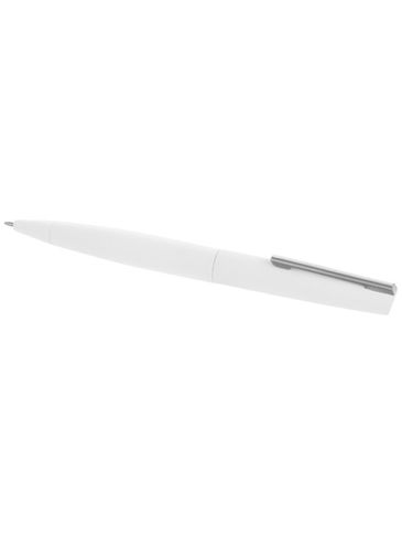 Miękki w dotyku długopis Milos, biały