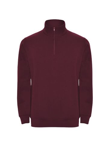 Aneto bluza rozpinany pod szyją na suwak, garnet