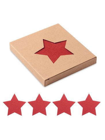 STARGUARD - Zestaw 4 podkładek, RPET filc