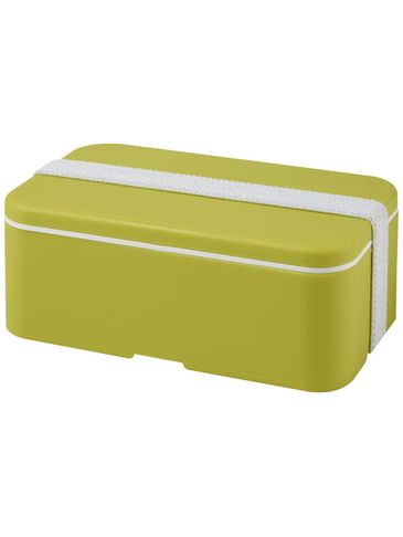 MIYO jednopoziomowe pudełko na lunch , limonka / biały