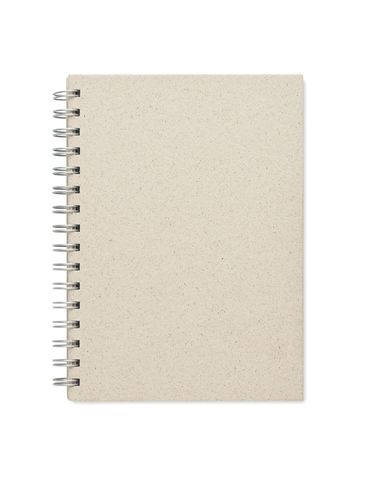 GRASS BOOK - NotesA5 kratkę, papier z trawy