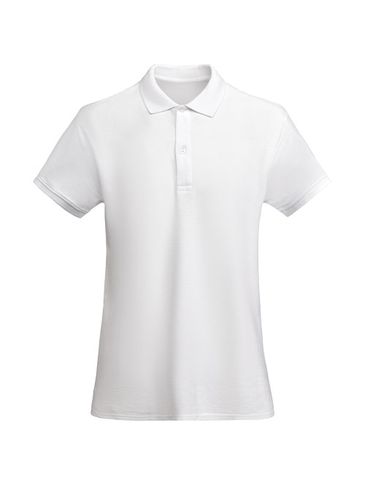 Prince polo damska z krótkim rękawem, biały