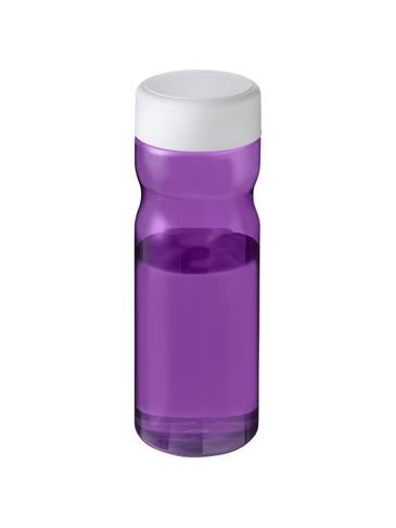 H2O Active® Base 650 ml screw cap water bottle, fioletowy / biały