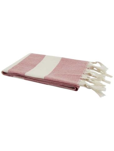 Anders ręcznik hammam o wymiarach 147 x 75,5 cm, czerwony