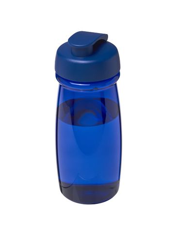 Bidon H2O Pulse® o pojemności 600 ml z wieczkiem zaciskowym, niebieski