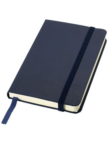 Notes kieszonkowy A6 Classic w twardej okładce, granatowy