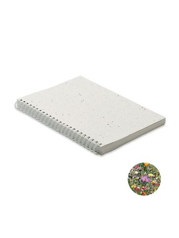 SEED RING - Notes A5 z papieru siewnego