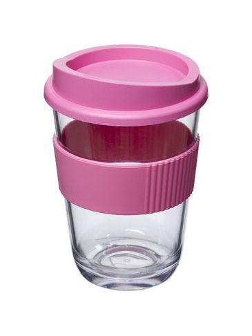 Kubek Americano® Cortado o pojemności 300 ml z uchwytem, magenta