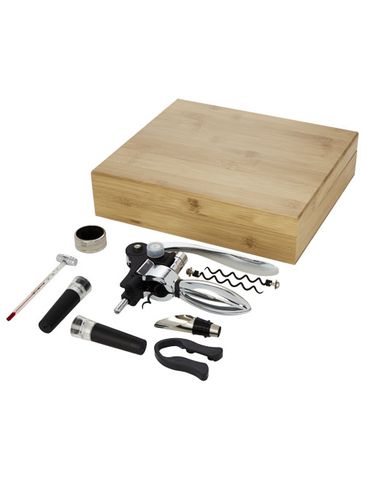 Malbick 9-częściowy zestaw do wina, piasek pustyni / srebrny