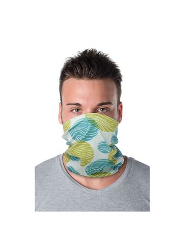 Davi wielofunkcyjny szalik z drukiem sublimacyjnym oraz technologią Coolmax®, biały