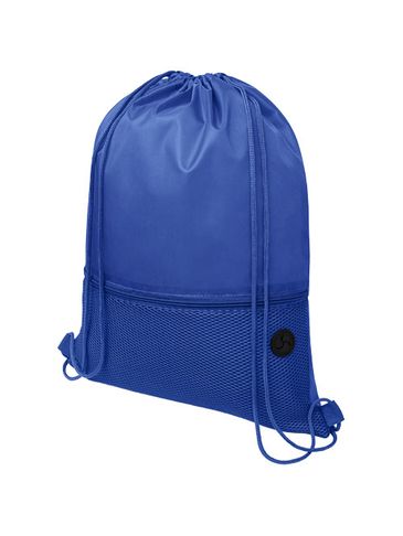 Siateczkowy plecak Oriole ściągany sznurkiem, błękit królewski