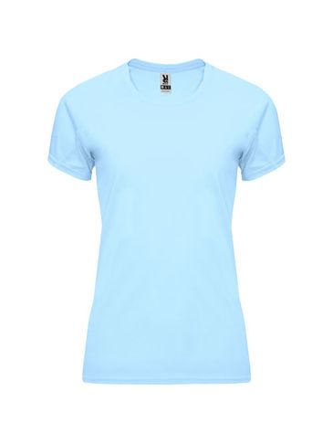 Bahrain sportowa koszulka damska z krótkim rękawem, błękitny