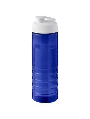 H2O Active® Eco Treble bidon z otwieraną pokrywką o pojemności 750 ml, niebieski / biały