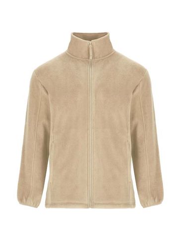 Artic męska kurtka polarowa z zamkiem błyskawicznym na całej długości, piaskowy