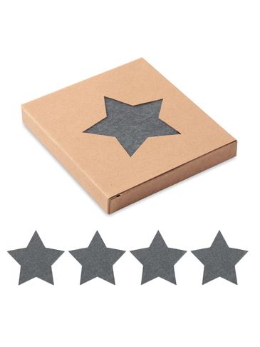 STARGUARD - Zestaw 4 podkładek, RPET filc