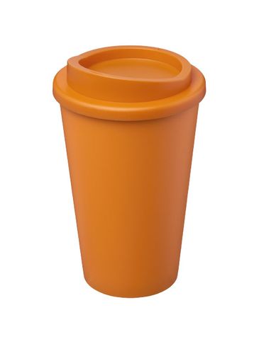 Kubek Americano Eco z recyklingu o pojemności 350 ml, pomarańczowy
