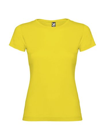 Jamaica koszulka damska z krótkim rękawem, żółty