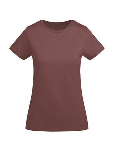 Breda koszulka damska z krótkim rękawem, pale red