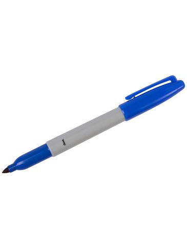 Marker Sharpie® Fine Point, niebieski / biały