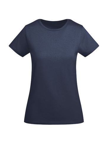 Breda koszulka damska z krótkim rękawem, navy blue