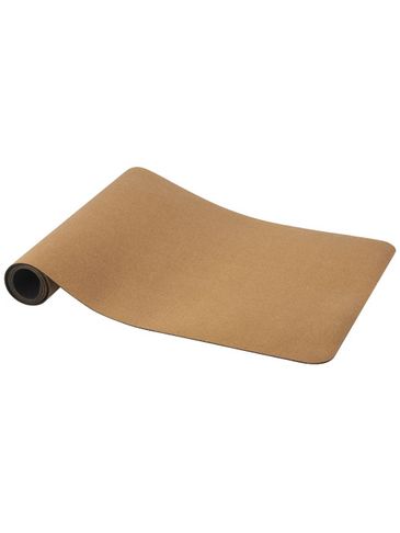 Trikona korkowa mata do jogi, natural