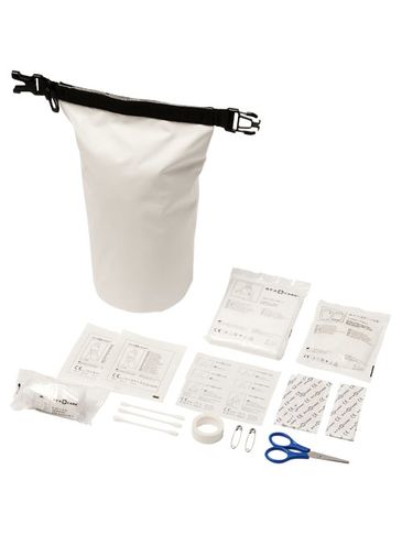 30-elementowa wodoodporna torba pierwszej pomocy Alexander, biały