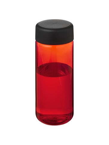 Bidon H2O Active® Octave Tritan™ o pojemności 600 ml z zakrętką, czerwony / czarny