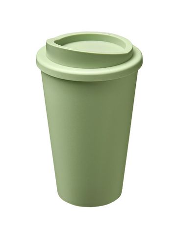 Kubek termiczny z serii Americano®­­ Renew o pojemności 350 ml, zielony butelkowy