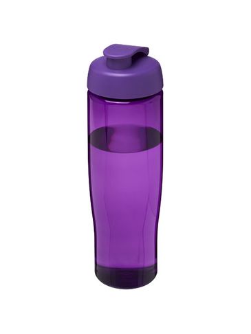 Bidon H2O Tempo® o pojemności 700 ml z wieczkiem zaciskowym, fioletowy