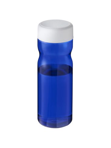 H2O Active® Base 650 ml screw cap water bottle, niebieski / biały