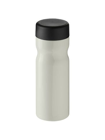 Butelka H2O Active® Eco Base 650 ml screw cap, kość słoniowa / czarny